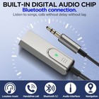 3 5mm To Usb Aux Wireless Bluetooth 5 1 Receiver Car Home Pc Audio Adapter Cable