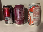 Vintage Cherry Coke Cans - Lot Of 3 Diff Designs Empty