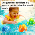 Floating Wind-up Turtle Bath Toy Set For Toddlers 1-3 - Engaging Bathtub Fun 