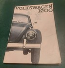 1962- 65  Vw Volkswagen Beetle 1200  Original Owners Manual   More In German