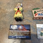 Lot Of 4 Vintage  Magnets From Maine Souvenirs 