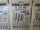 Lot Of 10 Vintage Redi-pac Bingo Or Bust Gambling Sealed Envelope 