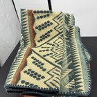 Mountain Lion Heartprint Threads Baby Blanket 30    X 40    Blue Orange