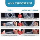 30pcs Disposable Shower Caps  Large Thick Clear Waterproof Shower Cap For Women 