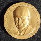 1971 Commemorating The Dwight D  Eisenhower Silver Dollar Bronze Medal Our B3116