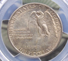 1925 Commemorative  stone Mountain  Half Dollar 50c Pcgs Ms65  852 Gem Ecc c Inc