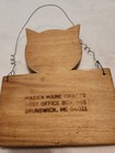 Cat Wall Hanging Country Style - Cats Leave Footprints On Your Heart