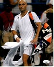 Andre Agassi Signed Tennis 8x10 Photo Jsa
