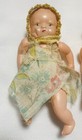 1930   s Pair Of Vintage antique Molded Plastic Baby Dolls celluloid made Injapan