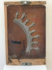 Antique Industrial Wood Foundry Mold Abstract Wall Art Architectural Salvage