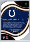2020 Panini Select  353 Jonathan Taylor Rc Purple Die Cut Prizm Field Level Colt
