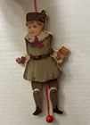 Vintage Germany Jester String Puppet Kunstgewerbe Paper Wood  7 5    Christmas