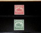 143l3 1 Dollar   143l4 2 Dollar Pony Express Stamps With Orig Envelope Va Estate