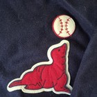 Ebbets Field Flannels Men   s Wool Bomber Jacket Full Zip Embroidered Xxxl