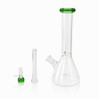 Heavy Glass Bong 10 Inch Water Pipe Smoking Bong Beaker 14mm Bowl Hookah Us      