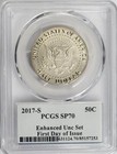 2017 - S   Kennedy Half Dollar - Sp70 - Enhanced Unc  Set - First Day Of Issue