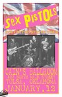 Sex Pistols Replica  cain s Ballroom  1978 Concert Poster