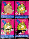 The Simpsons Topps 1990 Wax Pack Trading Cards Empty Display Boxes Lot Of 7