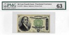 50 Cents Fourth Issue Fractional Currency Fr  1379 Pmg Choice Unc 63