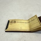 Vintage Graham National Bank Graham Texas Blank Checks Checkbook   Case
