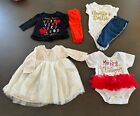 Baby Girl Clothes Bundle Lot Size 3m Dress Pants Top 1st Valentine s Outfit Sets