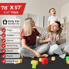 Extra Large Yoga Mat Tpe Non-slip 78x57 Inches Or 72x48 Inches Thick Cushion For