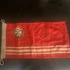Original Soviet Ussr 1973 Dosaaf Flag Cold War Aviation Navy Banner 12x22 Inch