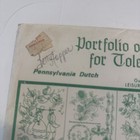 Vintage 1961 Portfolio Of Designs For Tole Painting Pennsylvania Dutch Patterns