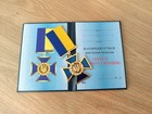 Ukrainian  Trident Award Medal  cross Of The Patriot Of Ukraine    Doc  Glory Ua