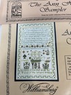 Vtg 1997 The Examplarery The Ann Hill Sampler Williamsburg Counted Cross Stitch