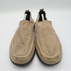 B41 Crocs Men s Walu Slip-on Loafers Shoes Khaki Boat Sneaker Size 12