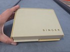 Vintage Singer Sewing Machine Parts Lot With Plastic Storage Box
