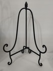 Black Iron Easel Stand Plate Holder Display Stand