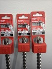   Qty 3   - Milwaukee Sds Max 4-cutter Solid Carbide 9 16 X 21    - 48-20-8412