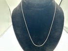 2 68g Vintage Sterling Silver 925 Box Chain Necklace 18 In M