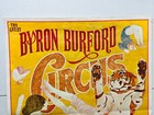 Byron Burford Circus Carnival Broadside Poster Advertising