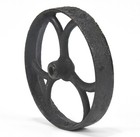 Vintage Industrial Cast Iron Wheel Great For Repurpose On Base For A Stand