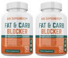 2 Pk Fat Carb Blocker Extra Weight Loss  Complex Burn Low Keto Diet Pills
