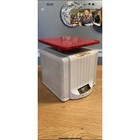 Vintage White   Red Metal Kitchen 1950s Scale