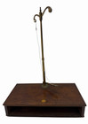 Antique  W t  Avery Scientific Apothecary Balance Scale On Wood Base W Drawer