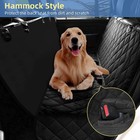 Dog Seat Cover Hammock Pet Seat Pad Back Car Truck W pet Seatbelt Waterproof