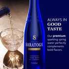 Saratoga Sparkling Water Bottles  6-pack - Carbonated Spring Bottled Water Wi   