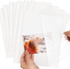 Photo Album Refill Sheets 3 Hole Design 100 Pages Acid Free Waterproof Self