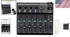 6-channel Professional Audio Mixer  Enhance Your Sound With Dsp   Phantom Power