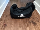 Adidas -   Duffel   Gym Bag Black white  17 x 11 5 x 11 75 