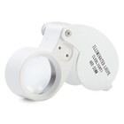 40x Magnifying Loupe Led Light   Jewelry Eye Glass Magnifier Jewelers Pocket Loo