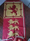 Rare Survivor  Uk Flag Late 1800s 41 Cms Square  currently Cut In Half  