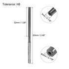 Hand Reamer 3mm H8 Metric Reamer Bit Straight Flute High Speed Steel