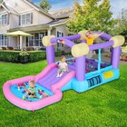 Inflatable Bounce House Bouncy Castle Water Jumper With Blower  50 Ocean Balls    