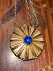 Vintage Estee Lauder Solid Perfume Compact Necklace Empty